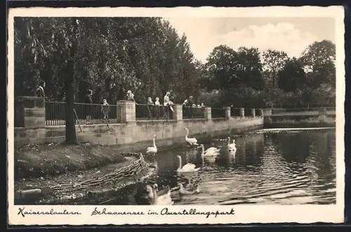 AK Kaiserslautern, Schwanensee im Ausstellungspark