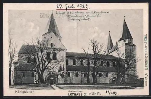 AK Königslutter, Kaiserdom Lothars II., vormals Benediktiner-Abtei