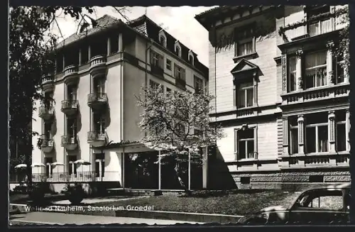 AK Bad Nauheim, Sanatorium Groedel
