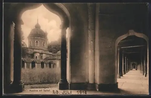 AK Schwetzingen, Moschee mit Vorhof