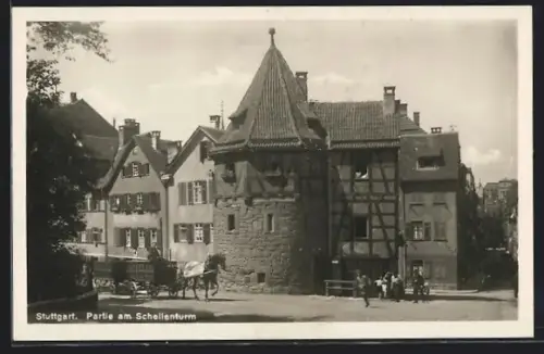 AK Stuttgart, Partie am Schellenturm
