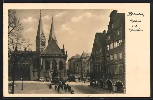 AK Bremen, Rathaus und Ratskeller