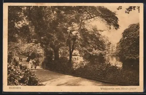 AK Bremen, Wallpartie am Bischofstor