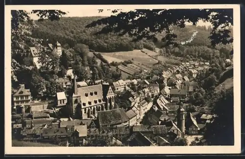 AK Stolberg i. Harz, Blick von der Lutherbuche