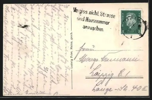 AK Mainz a. Rhein, Totalansicht