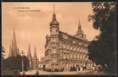 AK Oldenburg, Schloss und Lambertikirche