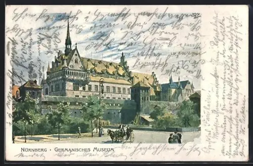 AK Nürnberg, Germanisches Museum