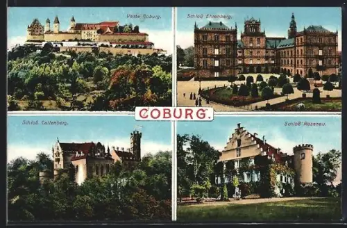 AK Coburg, Veste Coburg, Schloss Ehrenberg, Schloss Rosenau