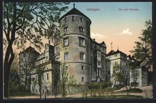 AK Stuttgart, Das alte Schloss