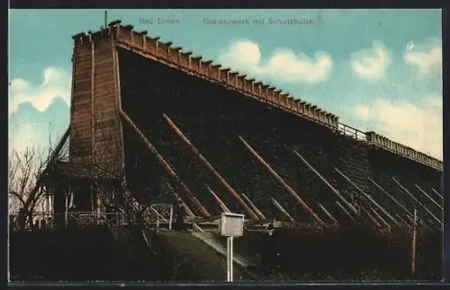 AK Bad Elmen, Gradierwerk mit Schutzhütte