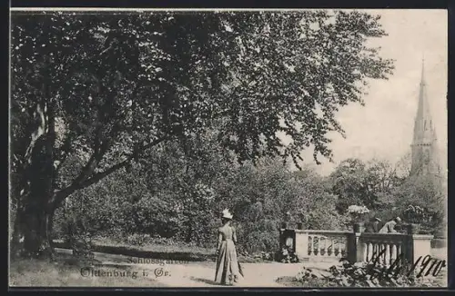 AK Oldenburg i. Gr., Schlossgarten