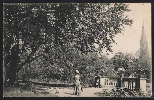 AK Oldenburg i. Gr., Schlossgarten