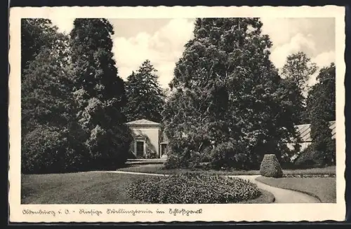AK Oldenburg /i. O., Pavillon im Schlosspark