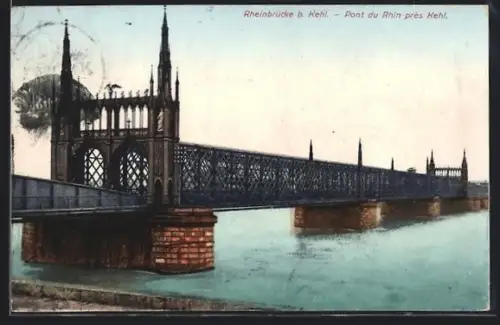 AK Kehl, Rheinbrücke