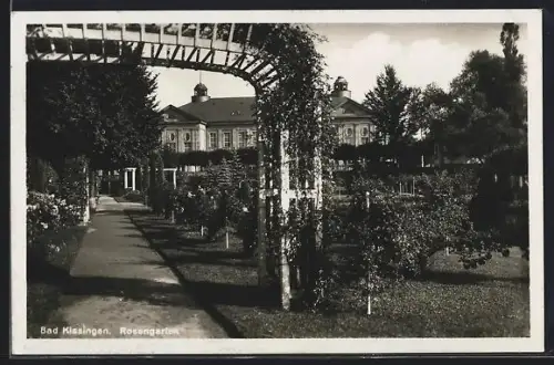 AK Bad Kissingen, Rosengarten