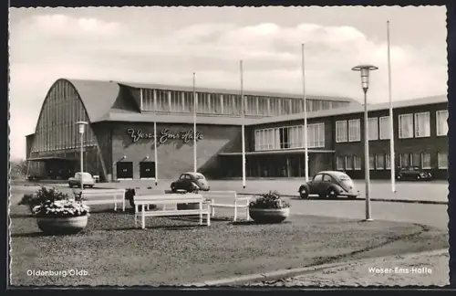 AK Oldenburg /Oldb., Weser-Ems-Halle