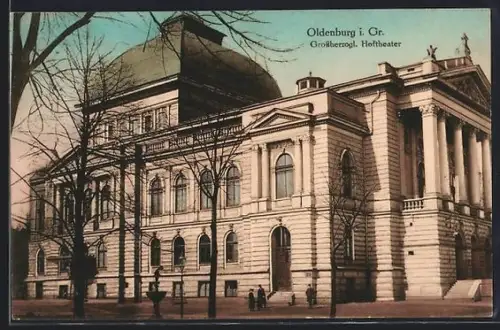 AK Oldenburg i. Gr., Grossherzogl. Hoftheater