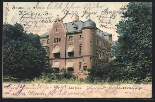 AK Oldenburg i. Gr., Neues Palais