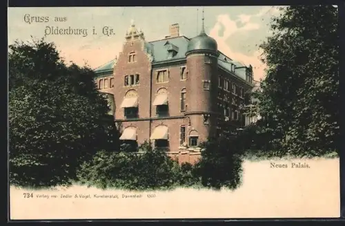 AK Oldenburg i. Gr., Neues Palais