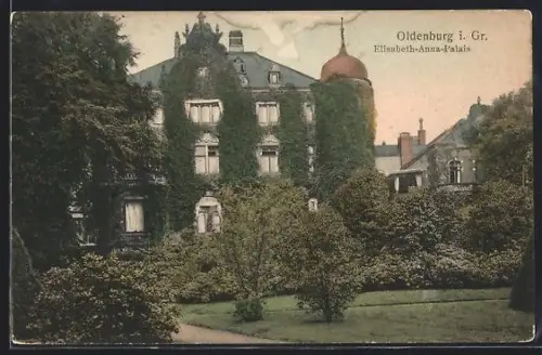 AK Oldenburg i. Gr., Elisabeth-Anna-Palais