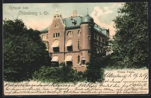 AK Oldenburg i. Gr., Neues Palais