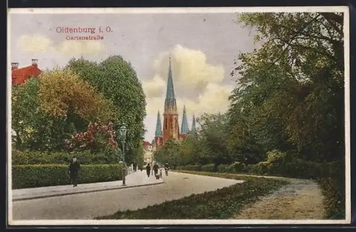AK Oldenburg i. O., Gartenstrasse