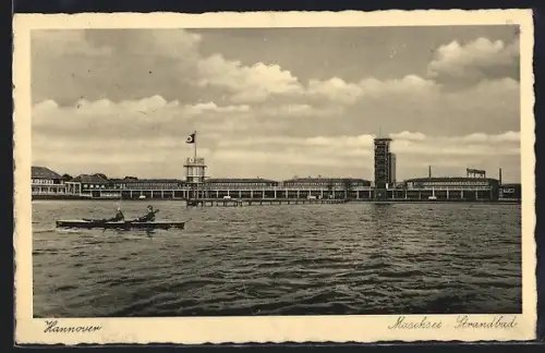 AK Hannover, Maschsee Strandbad, flagge