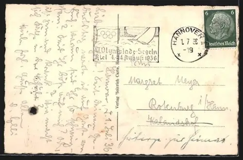 AK Hannover, Maschsee Strandbad, flagge