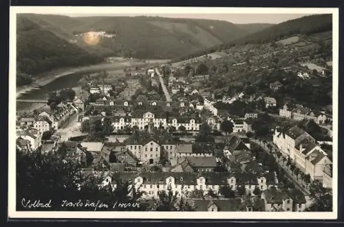 AK Karlshafen /Weser, Panoramaansicht des Ortes und Umgebung