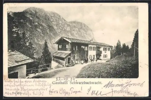 AK Schwarzbachwacht, Gasthaus Schwarzbachwacht