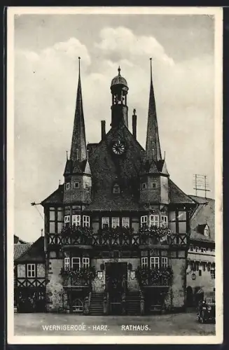 AK Wernigerode /Harz, Rathaus