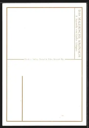 Künstler-AK Kronach, Feste Rosenberg