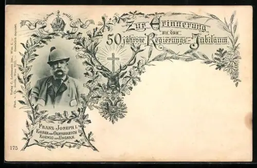 AK 50-jähriges Regierungs-Jubiläum, Kaiser Franz Josef I. von Österreich