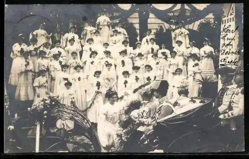 AK Herzog Carl Edward von Sachsen-Coburg-Gotha anlässlich einer Hochzeit