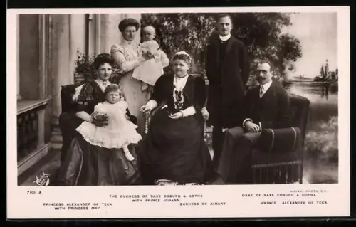 AK Prinzessin Alexander von Teck, Duchess of Saxe Coburg & Gotha, Prinz Alexander von Teck