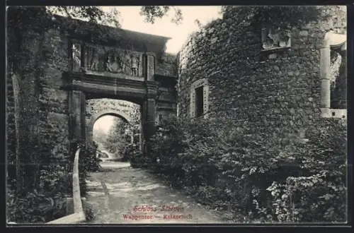 AK Stolpen, Schloss Stolpen, Wappentor, Ketzerloch