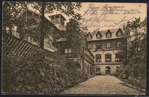 AK Grosser Winterberg /Sächs. Schweiz, Hotel