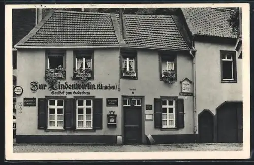 AK Bad Godesberg, Gasthof Zur Lindenwirtin
