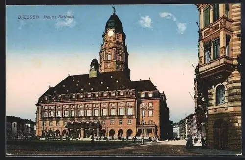 AK Dresden, Neues Rathaus