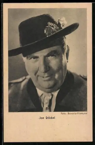 AK Schauspieler Joe Stöckel, in Tracht