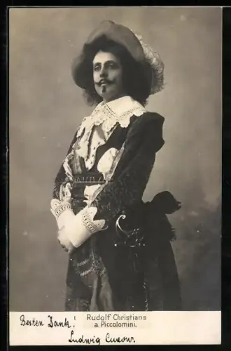 AK Schauspieler Rudolf Christians als Piccolomini
