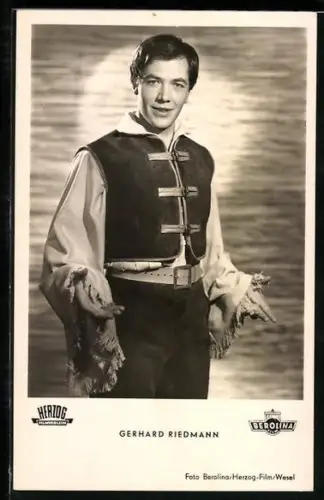 AK Schauspieler Gerhard Riedmann in dem Film Der Zigeunerbaron