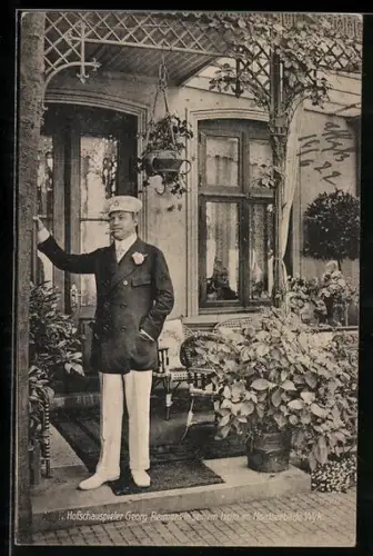 AK Georg Reimers in seinem Heim im Nordseebade Wyk