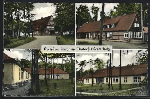 AK Ebstorf-Westerholz, Kreiskrankenhaus, verschiedene Ansichten