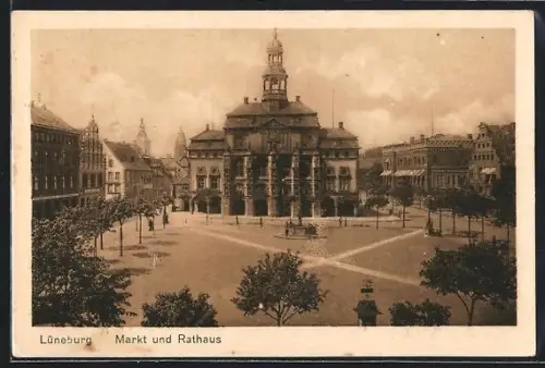 AK Lüneburg, Markt und Rathaus