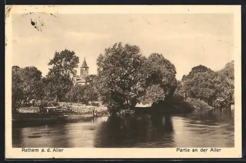 AK Rethem a. d. Aller, Partie an der Aller