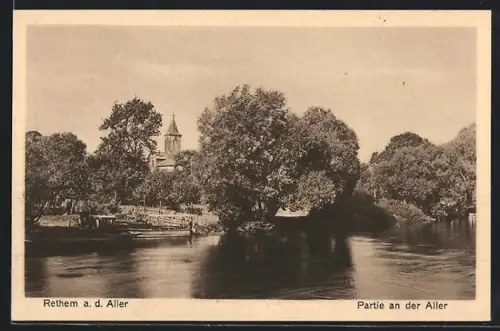 AK Rethem a. d. Aller, Partie an der Aller