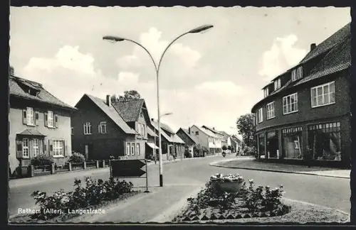 AK Rethem /Aller, Langestrasse