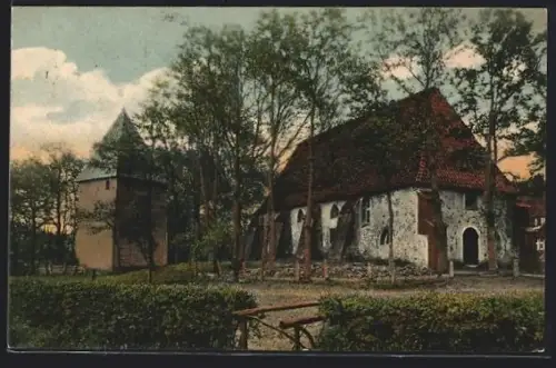 AK Bispingen /Lüneburger Heide, Kirche aus dem 13. Jahrhundert