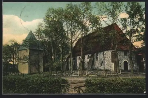 AK Bispingen /Lüneburger Heide, Kirche aus dem 13. Jahrhundert